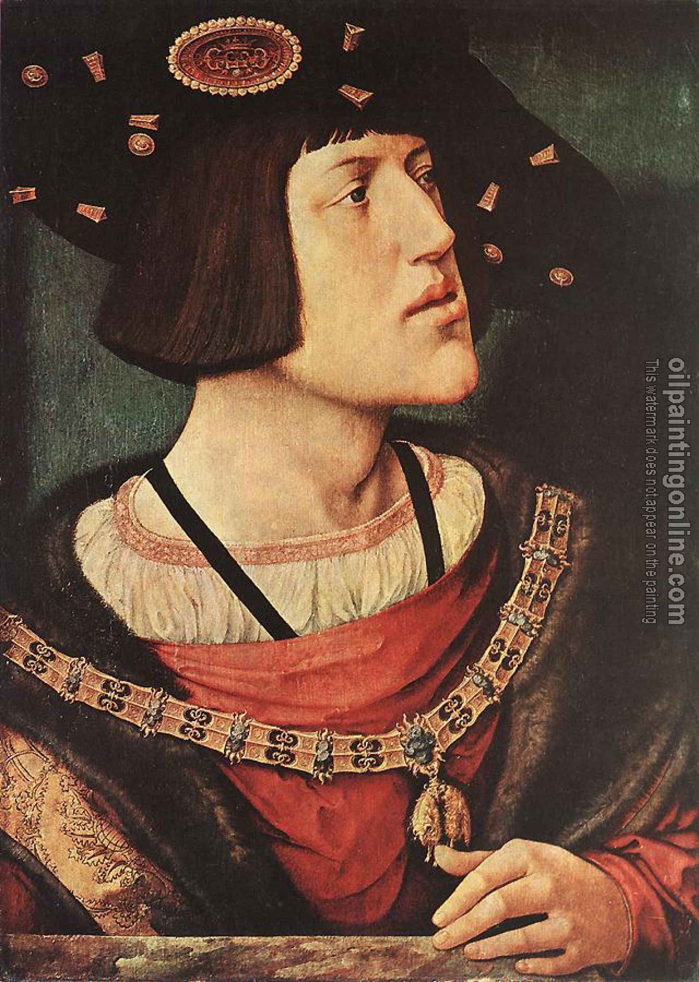 Orley, Bernaert van - Portrait of Charles V